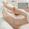 Combo 10 đôi tất nữ lười đi giày cao gót GOMTAT, có đệm silicon chống tuột gót - CAOGOT-SUX-19218-CB10
