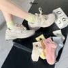 Combo 7 đôi tất nữ cổ thấp GOMTAT chữ H, chất liệu cotton hút ẩm thoáng khí khử mùi hôi -NGANCHUH-PO-3022-CB7