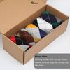 Tất đi giày tây cổ cao GOMTAT mẫu quả trám, vớ nam công sở chất liệu cotton cao cấp hút ẩm thoáng khí, tất nam công sở, vớ nam cổ cao Menswear - GOM-QUATRAM-1DOI