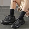 Combo 5 đôi tất vớ cổ cao nam nữ trơn màu GOMTAT chất liệu cotton cao cấp, có mặt lưới thoáng khí - GOM-KLB-TRONCAO-CB5