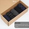 Hộp 5 đôi tất cổ cao nam đi giày tây GOMTAT mẫu MIX02, chất liệu cotton cao cấp, hút ẩm, thoáng khí  -GOM-MIX02-CB5