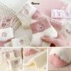 Combo 5 đôi tất vớ nữ cổ ngắn GOMTAT chất liệu cotton cao cấp, khử mùi êm chân, màu sắc siêu xinh - D16-A097