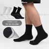 Combo 5 đôi vớ nam nữ cổ lửng GOMTAT, chất liệu cotton dày dặn, có đệm lót xù êm chân - STA-5009-TRUNG-CB5