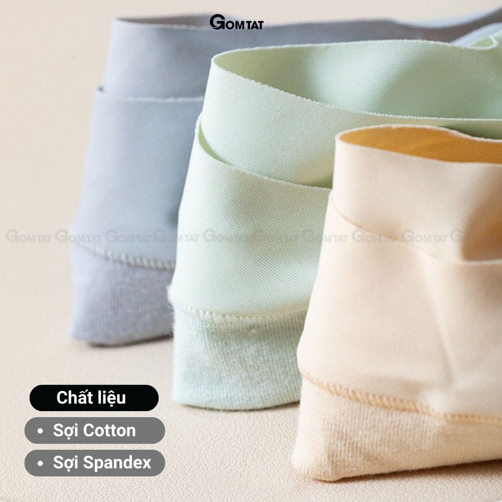 Combo 10 đôi tất tàng hình nữ GOMTAT chống tuột gót, chất liệu cotton êm chân khử mùi hôi - SUX-1103-CB10