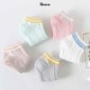 Set 5 đôi vớ cổ thấp nữ GOMTAT họa tiết vân nổi, chất liệu cotton hút ẩm thoáng khí khử mùi hôi -CB091