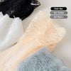 Combo 5 đôi tất nữ cổ ngắn GOMTAT họa tiết ren, vớ ren nữ đế cotton mềm mịn, thoáng khí khử mùi tốt - D16-A070-CB5