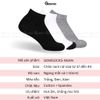 Combo 10 đôi tất nam nữ cổ thấp GOMTAT, vớ ngắn cổ nam nữ, hút ẩm thoáng khí, khử mùi chân - GOMSOCKS-NGAN-CB10