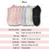 Set 10 Đôi Tất Nữ Cổ Ngắn GOMTAT Nhiều Màu, Vớ Nữ Cổ Thấp Cotton Cao Cấp Co Giãn Êm Chân  -CB024