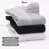 Combo 5 đôi tất nam nữ cổ ngắn GOMTAT basic, vớ cổ ngắn chất cotton dày dặn thoáng khí, không xù lông - LD-S01-TRON-CB5