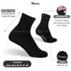 Combo 5 đôi tất nam nữ cổ cao GOMTAT basic, vớ trơn cổ cao mềm mịn, hút ẩm thoáng khí, khử mùi chân - GOMSOCKS-CAO-5DOI