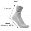 Combo 5 đôi vớ thể thao nam nữ dày dặn GOMTAT, chất liệu cotton kháng khuẩn khử mùi, êm mềm mịn mát - LUXIS-S015-CB5