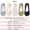 Combo 5 đôi tất đi giày búp bê nữ cao cấp GOMTAT, chất liệu cotton êm chân kháng khuẩn khử mùi  -PO-LOSOCK-LUA-3015-CB5