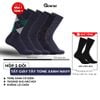 Hộp 5 đôi tất giày tây nam công sở GOMTAT mẫu MIX16, chất liệu cotton mềm mại, hút ẩm thoáng khí - GOM-MIX16-CB5