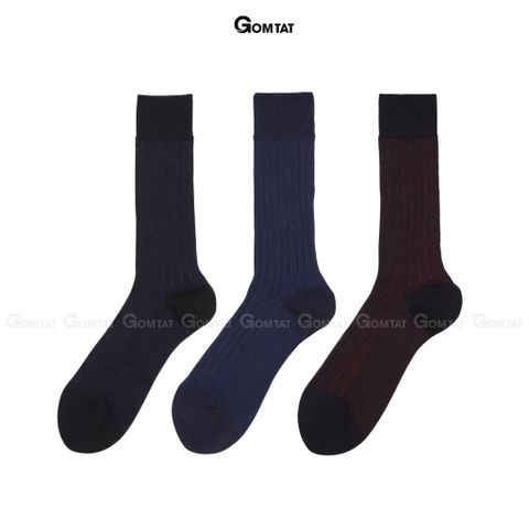  Tất đi giày tây nam công sở chất liệu cotton cao cấp, hút ẩm thoáng khí, khử mùi êm chân - IHE-2202-1DOI 