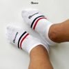 Combo 5 đôi vớ cổ ngắn nam nữ GOMTAT mẫu 2 sọc, chất liệu cotton hút ẩm thoáng khí khử mùi êm chân  -GOM503-2SOC-CB5