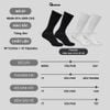 Combo 5 đôi tất nam nữ cổ cao GOMTAT, có đệm xù mềm mại êm chân, chất liệu cotton khử mùi - STA-5009-CAO-CB5