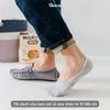 Tất Lười Nam Có Đệm Cao Su Chống Trượt Gót Chân, Tất Nam Mang Giày Lười Vải Cotton Mềm Mại Thoáng Mát Menswear - TAT-LUOI-02-1DOI