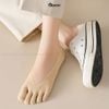 Set 5 đôi tất chân xỏ ngón GOMTAT, chất liệu sợi nylon mềm mịn, hút ẩm thoáng khí, khử mùi êm chân - D16-A095-CB5