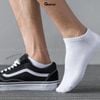 Combo 5 đôi vớ cổ thấp nam nữ trơn GOMTAT, chất liệu cotton nhẹ mềm hút ẩm thử mùi thoáng khí  - GOM-KLB-TRONNGAN-CB5