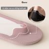 Combo 10 đôi tất nữ lười GOMTAT, có đệm silicon chống tuột gót, chất liệu cotton mềm mại - BUB-KOL-1302-CB10