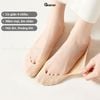 Tất nữ búp bê, vớ nữ mang giày lười, tất lười nữ, vớ lười nữ đi giày cao gót Xám, giày búp bê giấu vớ, có đệm cao su chống trượt, Voi, Đen - TNBB