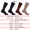 Hộp 4 đôi tất công sở GOMTAT, chất liệu cotton thoáng mát, êm chân - GOM-MIX09-CB4