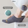 Combo 7 đôi tất ngắn nam chống tuột gót GOMTAT, vớ nam đi giày lười chất liệu cotton hút ẩm, mềm mại - D16-A080-CB7