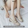 Tất lười lụa nữ GOMTAT mỏng mát, vớ nữ đi giày búp bê chất liệu cotton mềm mại thấm hút thoáng khí, tất nữ đi giày búp bê Cherry, vớ lười lụa nữ - TATLUA-UYE-7002-1DOI