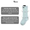 Combo 6 đôi tất lưới chống muỗi trẻ em GOMTAT vớ lưới thoáng khí hút ẩm an toàn - YIQ-W005-CB6