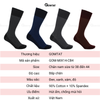 Hộp 4 đôi tất nam công sở GOMTAT mẫu sọc xương cá, chất liệu cotton cao cấp thoáng khí êm chân  -GOM-MIX14-CB4