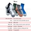 Combo 5 đôi tất thể thao nam cổ cao GOMTAT có lớp đệm xù lông êm chân, chất liệu mềm mại, thấm hút  -PO-TATXU-3011-CB5