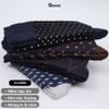 Hộp 4 đôi tất nam cổ cao công sở GOMTAT mẫu MIX06, chất liệu cotton mềm mại thoáng khí  -GOM-MIX06-CB4