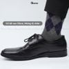 Hộp 5 đôi tất nam cao cổ đi giày tây GOMTAT tone màu xám, vớ nam công sở cổ cao chất liệu cotton cao cấp - GOM-MIX15-CB5