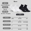 Combo 10 đôi vớ cổ thấp nam nữ GOMTAT, chất liệu cotton hút ẩm khử mùi, có đệm xù êm chân - STA-5009-NGAN-CB10