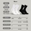 Hộp 5 đôi tất nam nữ cổ cao GOMTAT thoáng khí, vớ trơn chất cotton khử mùi êm chân - PRI-2505-CB5