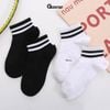 Tất nam nữ cổ ngắn hàn quốc GOMTAT, chất liệu cotton cao cấp nhiều màu thoáng khí hút ẩm tốt - NGAN-2SOC-201-1DOI