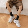 Hộp 5 đôi tất nam cổ cao màu đen GOMTAT, vớ đen cao cổ basic cotton thoáng khí - TAY-FIVE-2008-CB5