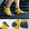 Combo 3 đôi tất thể thao xỏ ngón cổ ngắn GOMTAT, chất liệu cotton hút ẩm thoáng khí -XONGON-MAX-1201-CB3