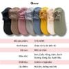 Set 8 đôi tất cổ thấp nữ cao cấp có đệm chống trượt GOMTAT, vớ cổ ren nữ cổ ngắn chất liệu cotton mềm mịn - D16-A065