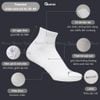 Combo 10 đôi vớ cổ thấp nam nữ GOMTAT, chất liệu cotton hút ẩm khử mùi, có đệm xù êm chân - STA-5009-NGAN-CB10