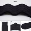 Hộp 4 đôi tất đen nam cao cổ GOMTAT mẫu gân chìm, vớ nam công sở cổ cao chất liệu cotton cao cấp - GOM-MIX09-DEN-CB4