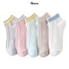 Set 5 đôi vớ cổ thấp nữ GOMTAT họa tiết vân nổi, chất liệu cotton hút ẩm thoáng khí khử mùi hôi -CB091