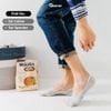 Set 5 đôi tất lười trơn nam nữ GOMTAT, vớ lười nam nữ có đệm cao su chống tuột gót - TAT-LUOI-02-CB5