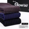 Hộp 3 đôi tất nam công sở GOMTAT cao cấp, chất liệu cotton mềm mịn, khử mùi thoáng khí êm chân - IHE-2201-CB3