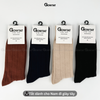 Hộp 4 đôi tất công sở GOMTAT, chất liệu cotton thoáng mát, êm chân - GOM-MIX09-CB4