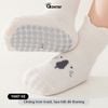 Combo 5 đôi tất tập đi chống trượt cho bé GOMTAT lót đệm silicon, an toàn cho da - YIQ-BC001-CB5