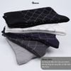 Tất Nam Công Sở Cổ Cao Họa Tiết Sọc Chéo, Tất Vớ Giày Tây Nam Cao Cấp Menswear  Chất Cotton Hút Ẩm Thoáng Khí - GOM-TAYCHEO-1DOI