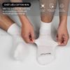 Combo 10 đôi vớ cổ thấp nam nữ GOMTAT, chất liệu cotton hút ẩm khử mùi, có đệm xù êm chân - STA-5009-NGAN-CB10