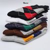 Tất đi giày tây cổ cao GOMTAT mẫu quả trám, vớ nam công sở chất liệu cotton cao cấp hút ẩm thoáng khí, tất nam công sở, vớ nam cổ cao Menswear - GOM-QUATRAM-1DOI