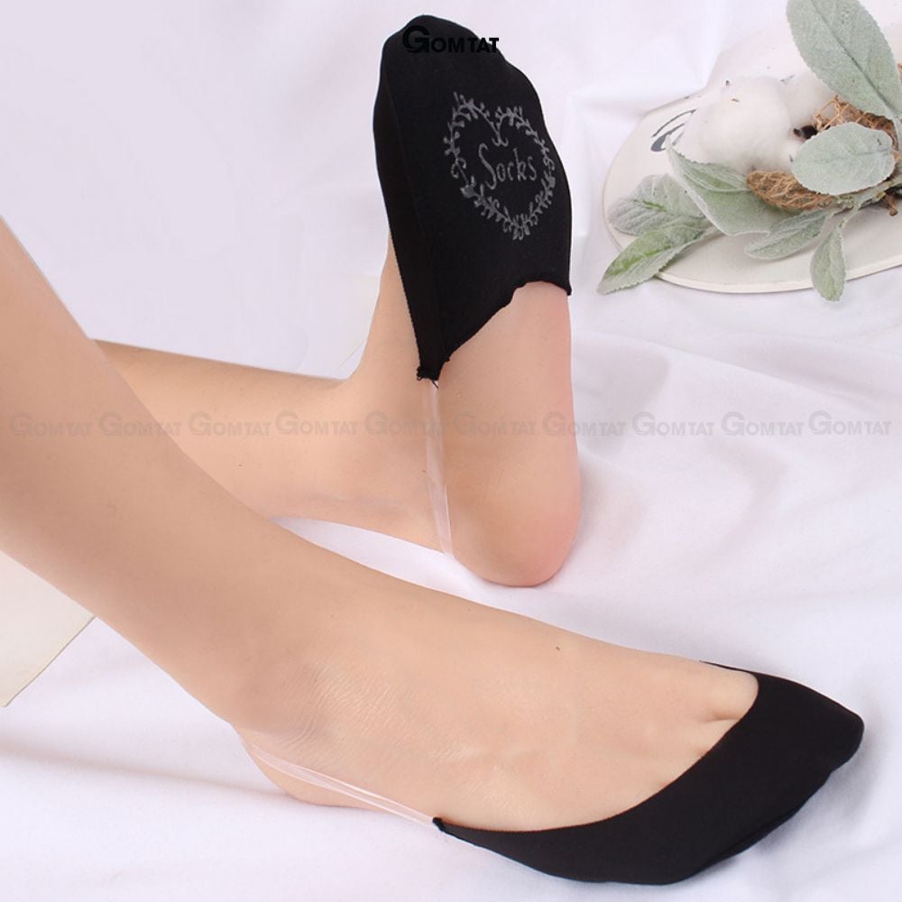 Combo 5 đôi vớ lười nữ đi giày cao gót GOMTAT, chất liệu cotton cao cấp - CAOGOT-SUX-1102-CB5